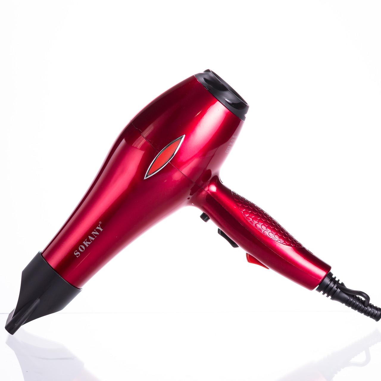 Фен для волосся Sokany SK-2215 з дифузором та концентратором 2600 Вт (7414) - фото 6