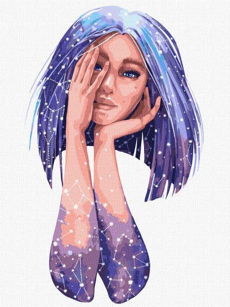 Картина по номерам Идейка Звездный силуэт 30x40 см (KHO4967)