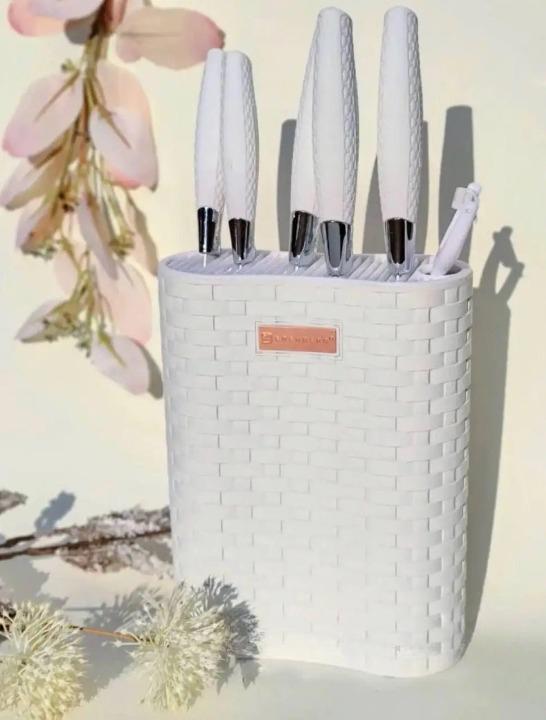 Набір ножів з підставкою Edenberg EB-11025 Білий (14424404)