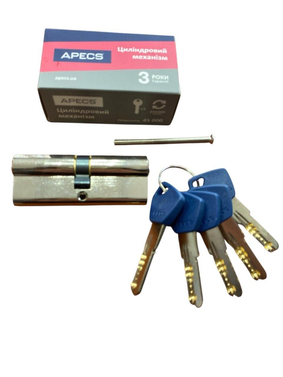 Цилиндровый механизм Apecs EM-90-Ni