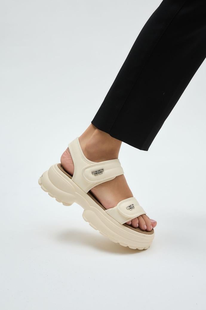 Сандалии женские LONZA на платформе р. 37 Бежевый (198716) - фото 5 Сандалии женские LONZA на платформе р. 37 Бежевый (198716) - фото 5