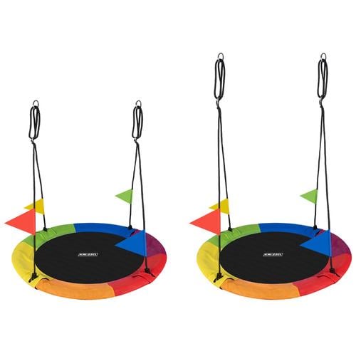 Качели детские Kruzzel 25284 воронье гнездо 110 см (25284) - фото 4