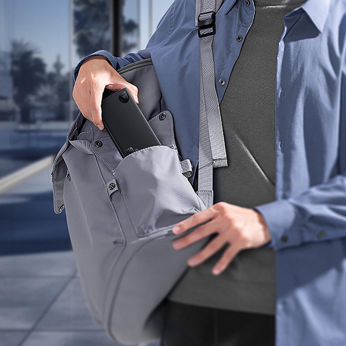 Павербанк Baseus Adaman 24000 мАг 140W 3 порти підтримка швидкої зарядки LED-індикатор Чорний (623167) - фото 7