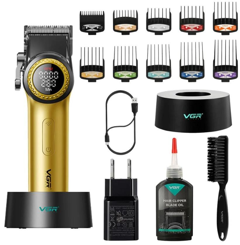 Машинка для стрижки VGR V-001 Gold