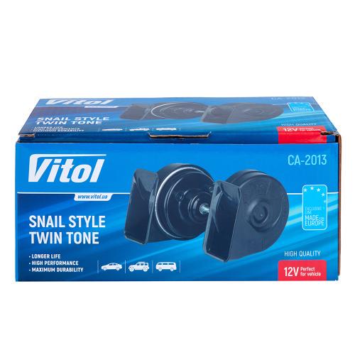 Сигнал электромагнитный улитка Vitol 12В 80 мм (CA-2013) - фото 3 Сигнал электромагнитный улитка Vitol 12В 80 мм (CA-2013) - фото 3