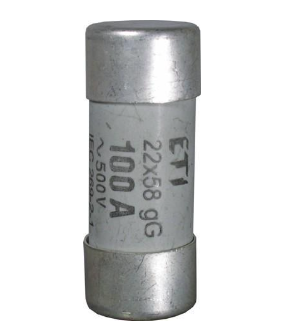 Предохранитель цилиндрический плавкий ETI CH 100A gG 22x58 мм (2651050)