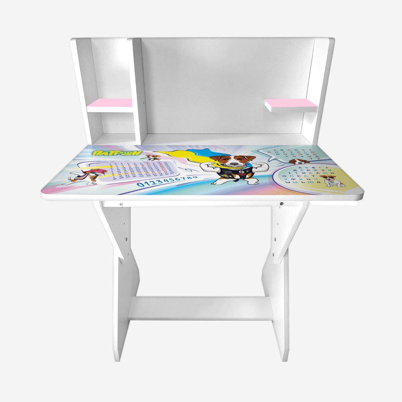 Парта зі стільчиком Пес Патрон П03 зі збільшеною стільницею для дистанційного навчання (251114) - фото 2 Парта зі стільчиком Пес Патрон П03 зі збільшеною стільницею для дистанційного навчання (251114) - фото 2