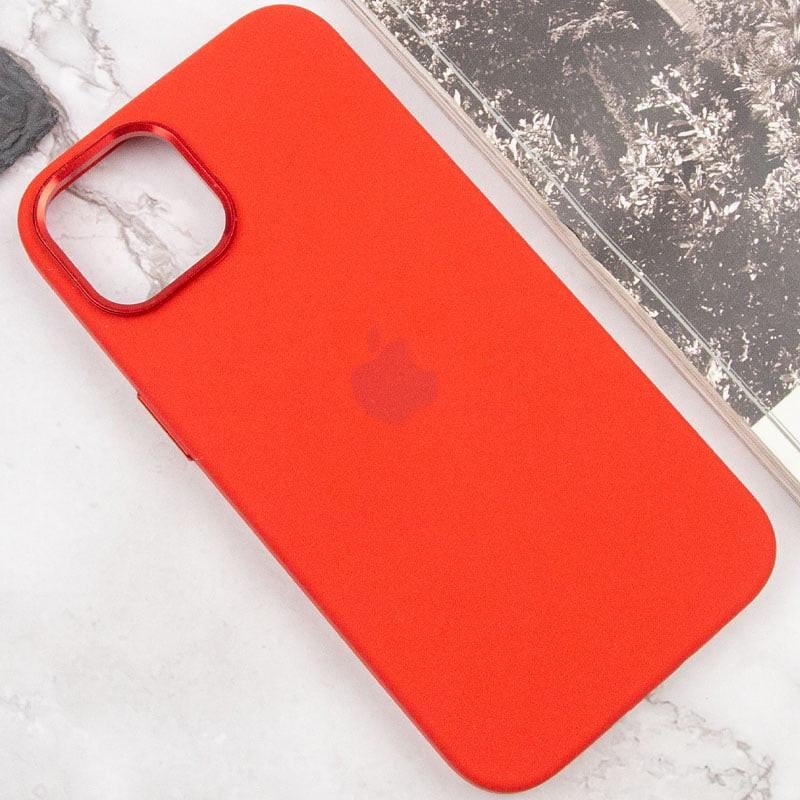 Противоударный чехол Silicone Case Metal Buttons (AA) для Apple iPhone 12 Pro Max (6.7") Красный / Red - фото 7