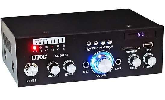 Усилитель мощности UKC AMP-799 BT с функцией Bluetooth и FM-радио (9490)