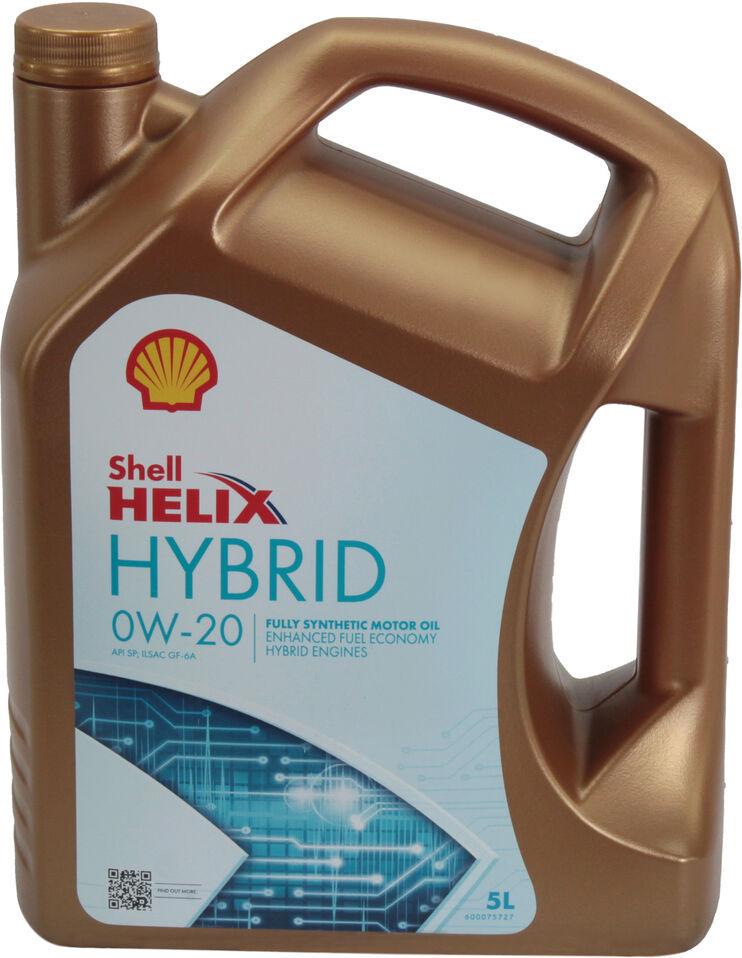 Моторное масло SHELL Hybrid 0W-20 5 л
