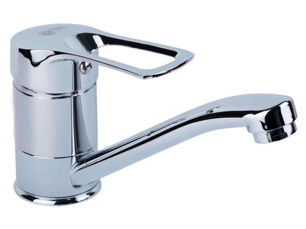 Смеситель TAU SM Ø 40 мм для кухни гусак прямой 150 мм на шпильке (9843120)