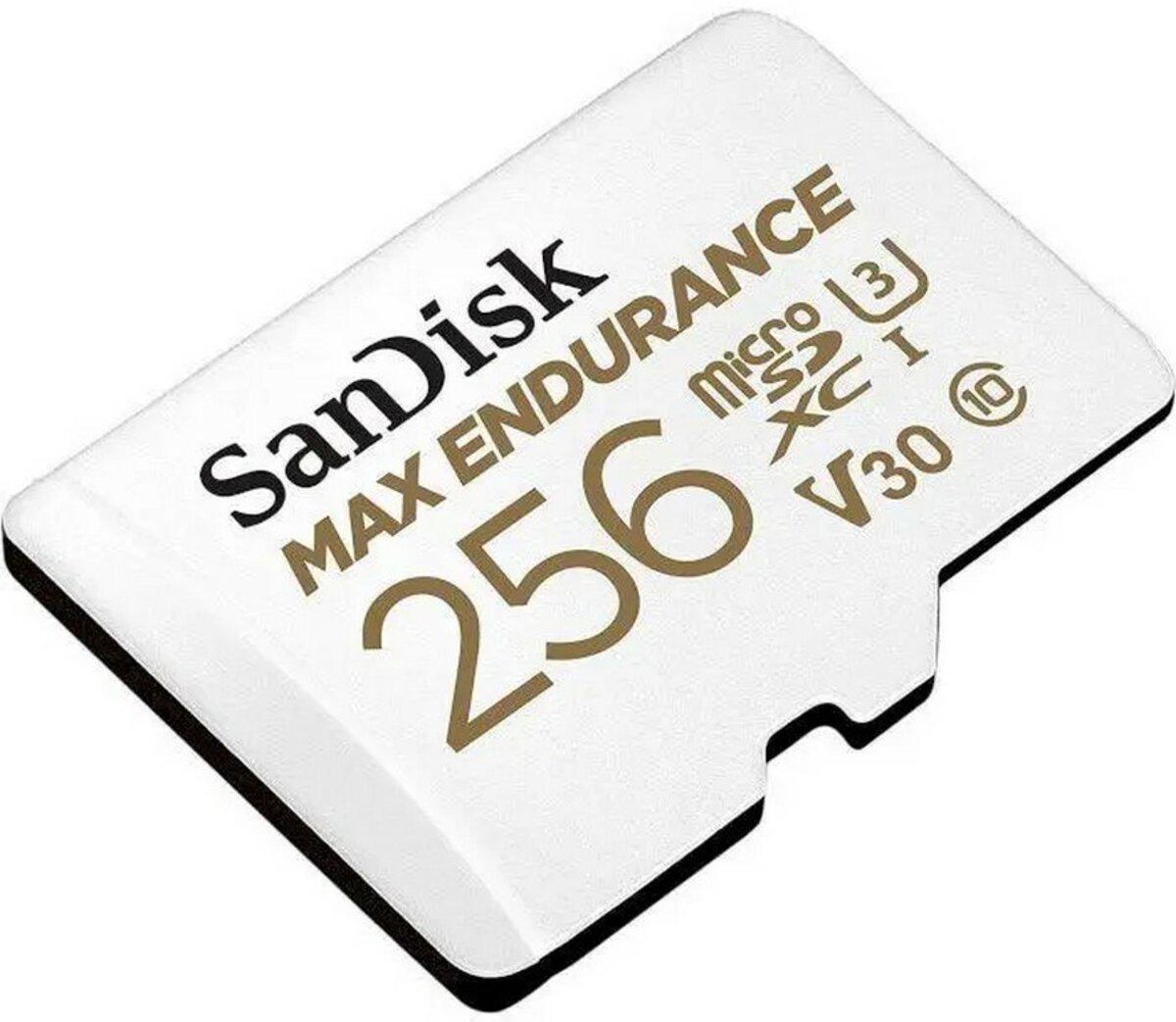 Карта пам'яті SanDisk MAX Endurance 256 Гб з SD адаптером (SDSQQVR-256G-GN6IA) - фото 2