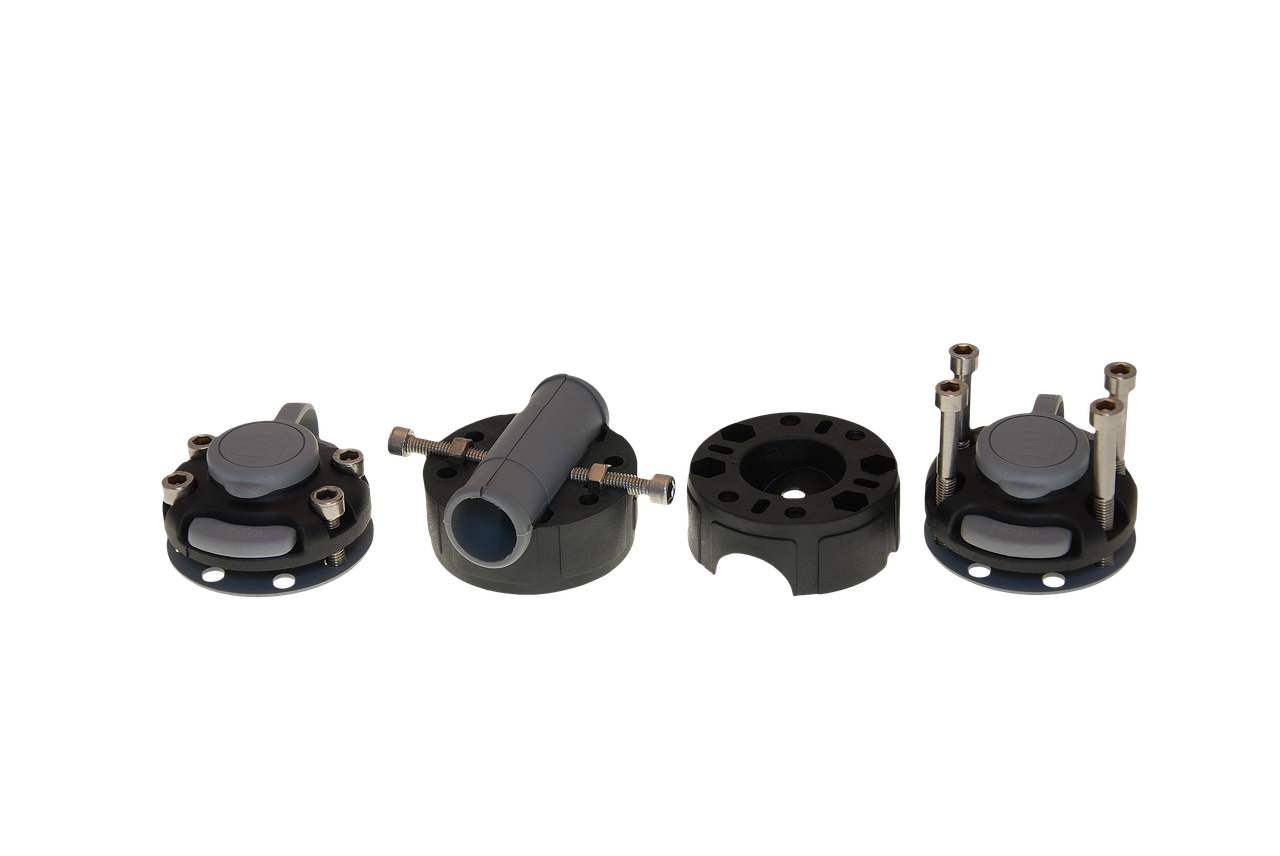 Монтажная система Borika FASTen FMr225 для крепления аксессуаров на трубах и перилах d 22/25 мм Черно-серый (01.01.010.02.01) - фото 8