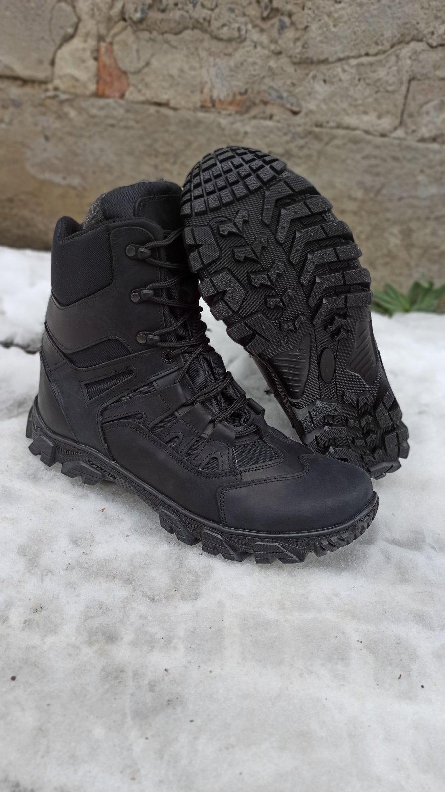 Берці зимові на натуральній шерсті PAMIR БЛЕК МЕХ шкіряні р. 43 Чорний (s17595) - фото 2 Берці зимові на натуральній шерсті PAMIR БЛЕК МЕХ шкіряні р. 43 Чорний (s17595) - фото 2