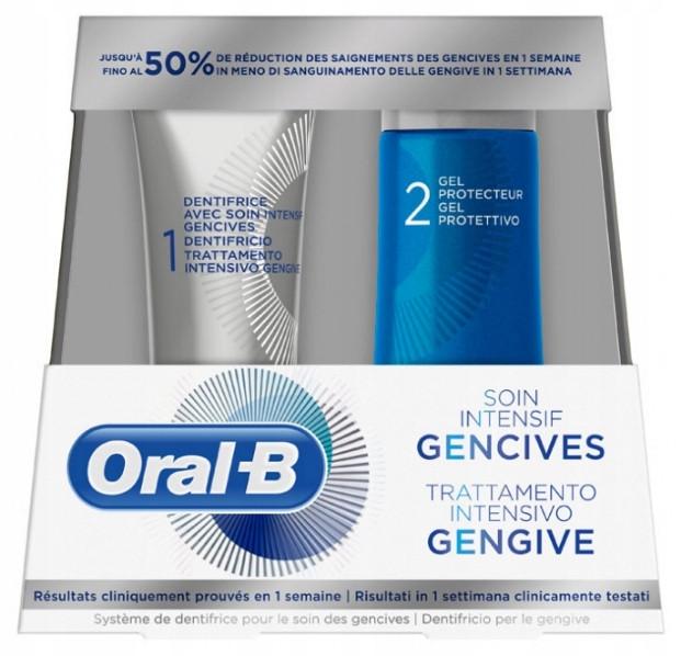 Набір Oral-B зубна паста по догляду за яснами 85 мл та гель захисний 63 мл (8001841030630)