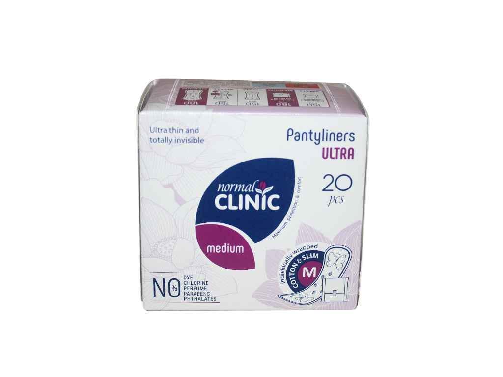 Прокладки ежедневные Normal Clinic Pantyliners Ultra Medium 20 шт. (943098)