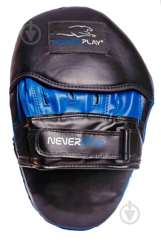 Лапи боксерські PowerPlay 3051 PU Чорно-Сині - фото 3 Лапи боксерські PowerPlay 3051 PU Чорно-Сині - фото 3