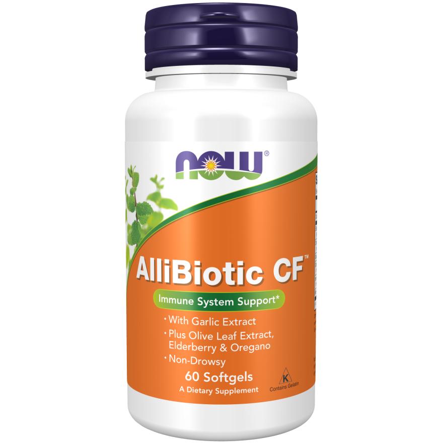 Натуральная добавка NOW AlliBiotic CF 60 капс. (9623)