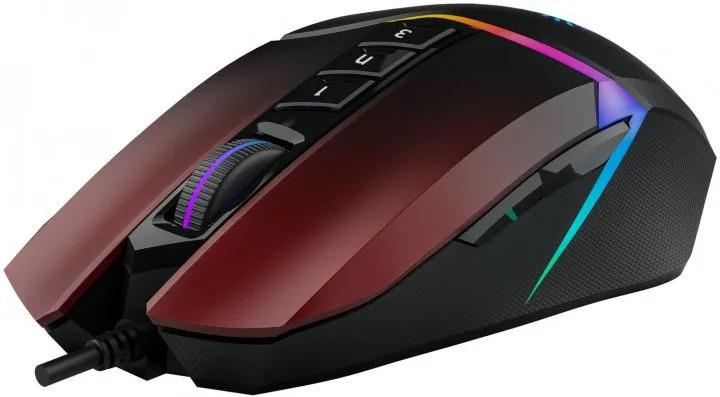 Компьютерная мышка проводная A4Tech Bloody W60 Max RGB Gradient Red (26711817) - фото 3