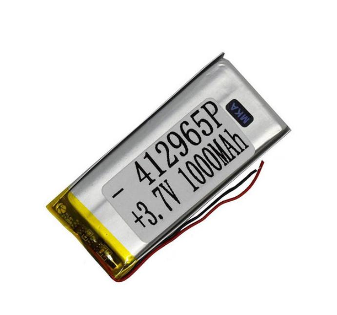 Аккумуляторная батарея Li-ion 3,7 V 412965 1000 mAh (000020611)