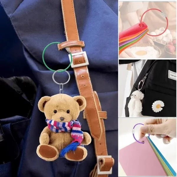 Брелок-тросик для ключей и других мелочей 20 шт. (C01255) - фото 9 Брелок-тросик для ключей и других мелочей 20 шт. (C01255) - фото 9