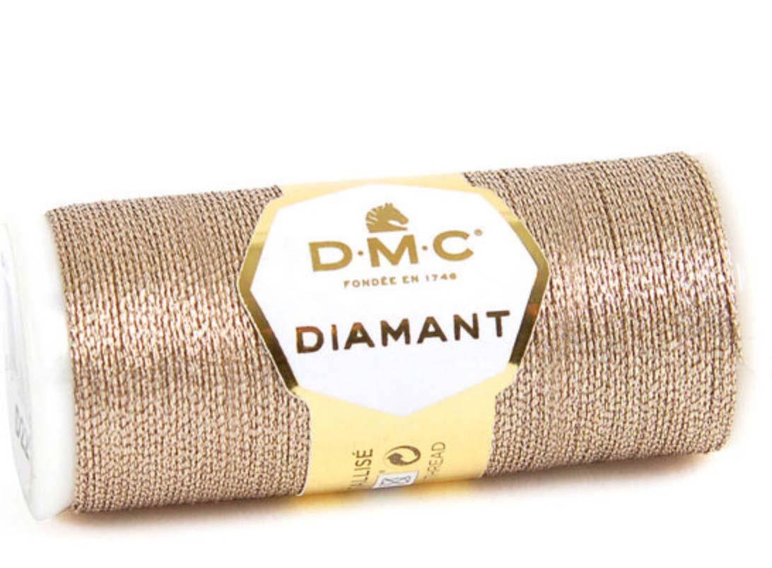 Мулино металлизированное DMC Diamant 35 м Розовое золото (380 D225)