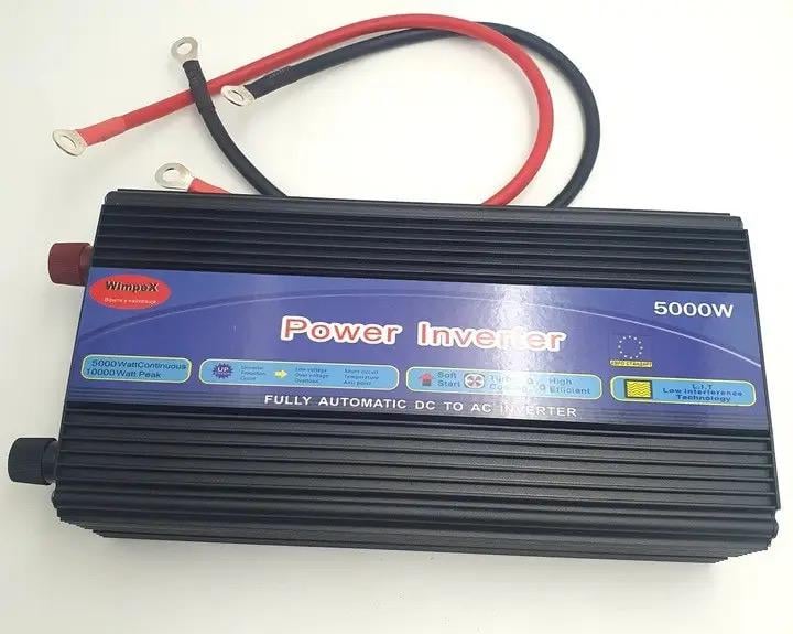 Автомобильный инвертор Wimplex Inverter 5300W 24В-220В с USB 5,3 кВт (16758) - фото 7