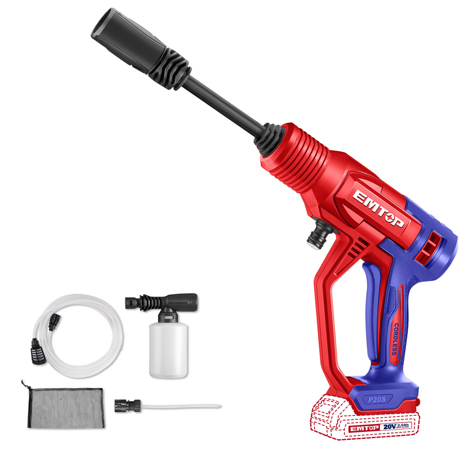 Минимойка аккумуляторная EMTOP ELPW2036 без АКБ и ЗУ