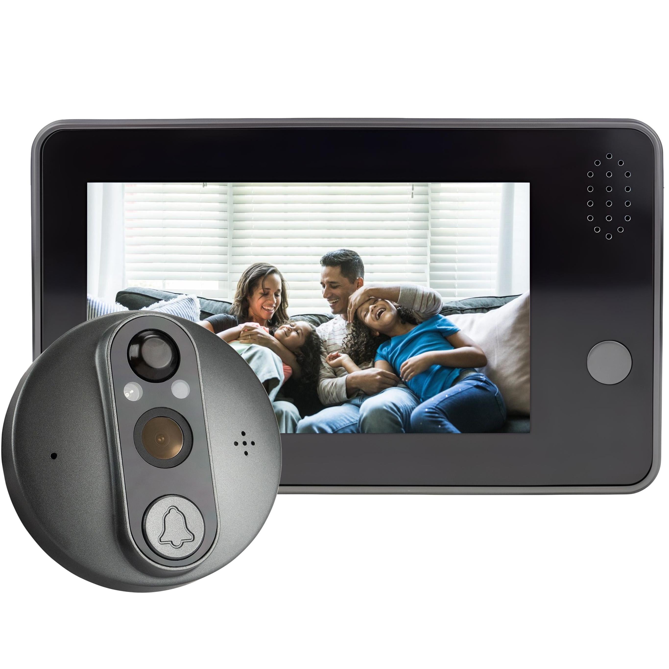 Видеоглазок и монитор Wifi 4,3" USmart VDB-02w с подсветкой датчиком движения и приложением Tuya