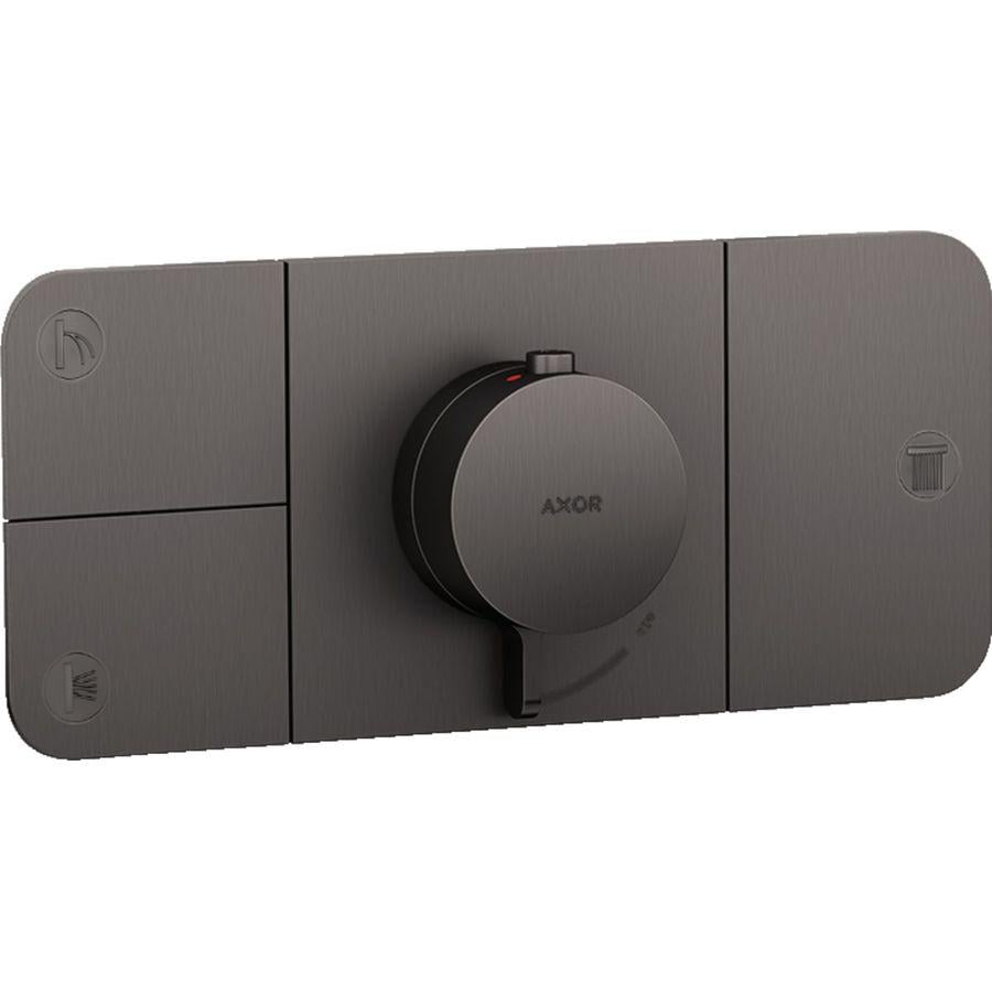 Термостат для душа Axor One латунь Черный матовый (45713340)