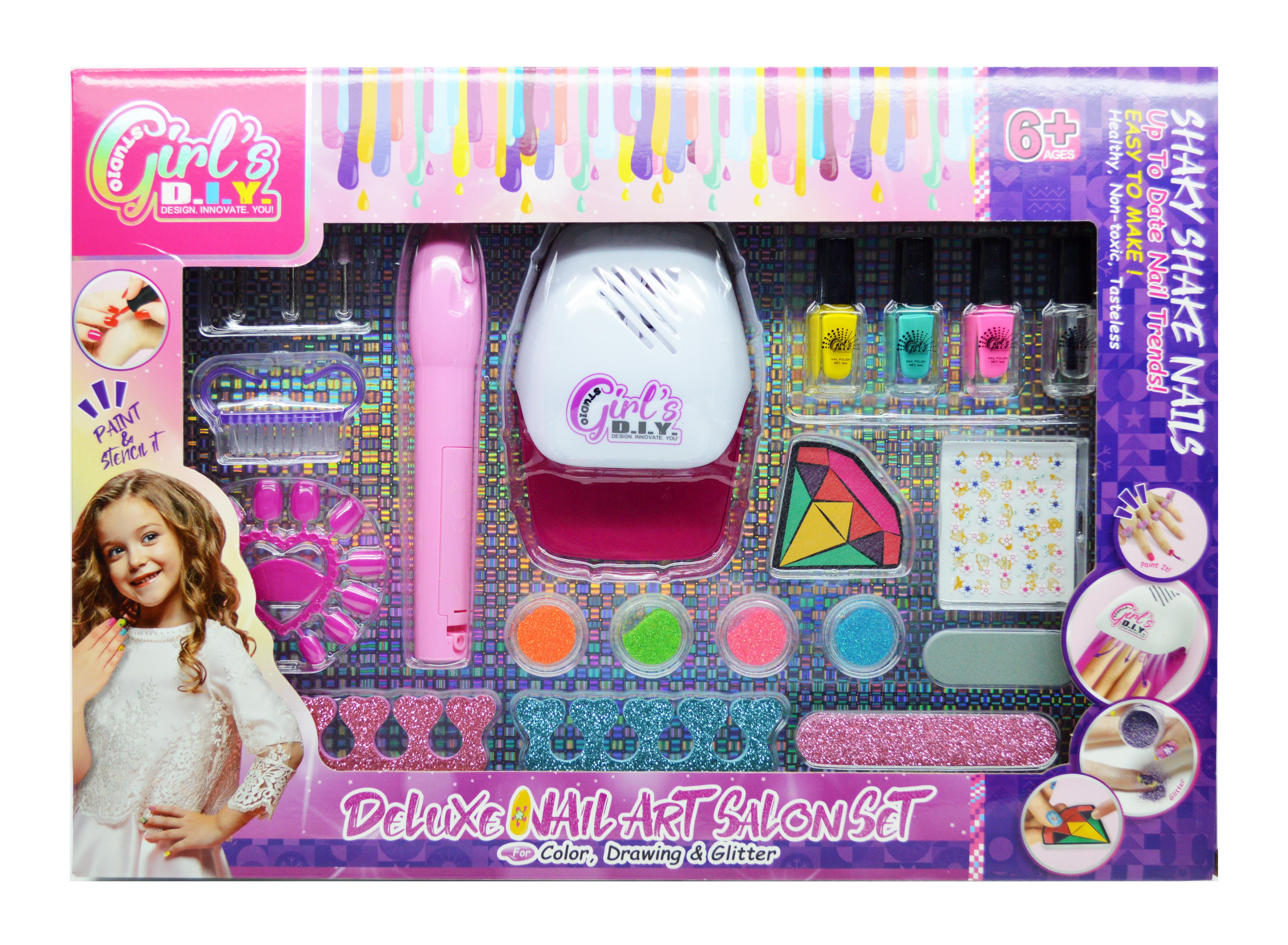 Маникюрный набор детский 666-13 4 цвета лака 4 цвета блесток разделители для пальцев Маникюрный набор детский 666-13 4 цвета лака 4 цвета блесток разделители для пальцев