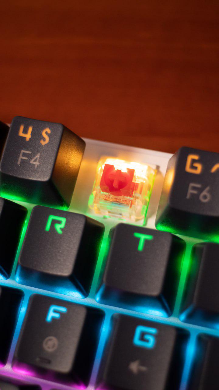 Клавиатура игровая механическая MUCAI MKA610 с красными переключателями 61 клавиша USB съемный кабель (27730416) - фото 6 Клавиатура игровая механическая MUCAI MKA610 с красными переключателями 61 клавиша USB съемный кабель (27730416) - фото 6