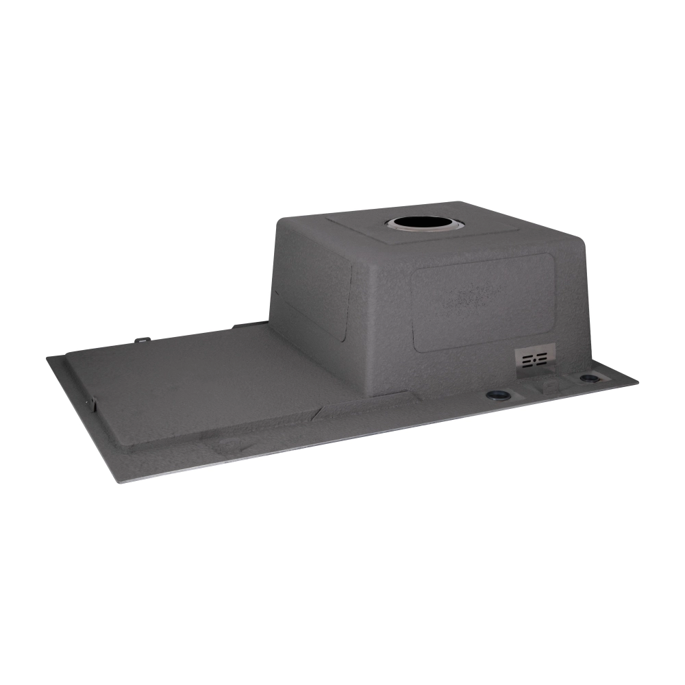 Мийка для кухні інтегрована Lidz Handmade H7849L Brushed крило зліва 3,0/1,0 мм Steel (LDH7849BRUL45592) - фото 5