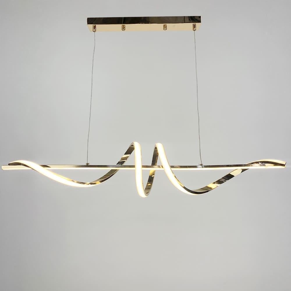 Люстра удлиненная Wave 100 см (K23-1000 GD)