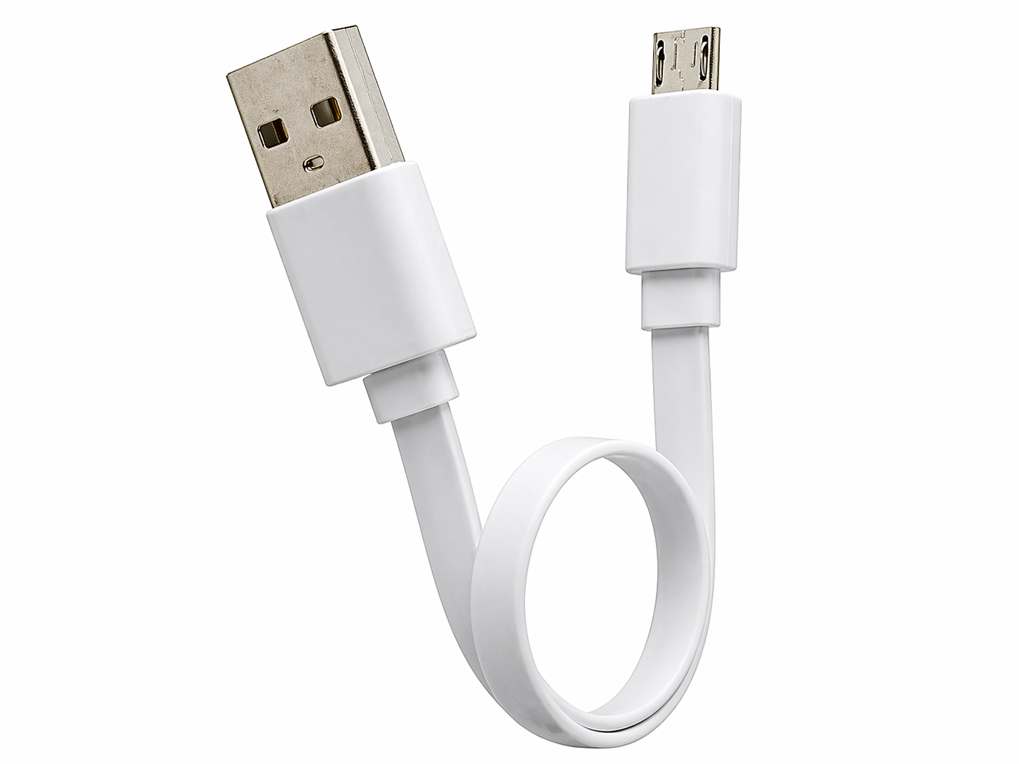 Кабель USB microUSB 0,2 м для PowerBank