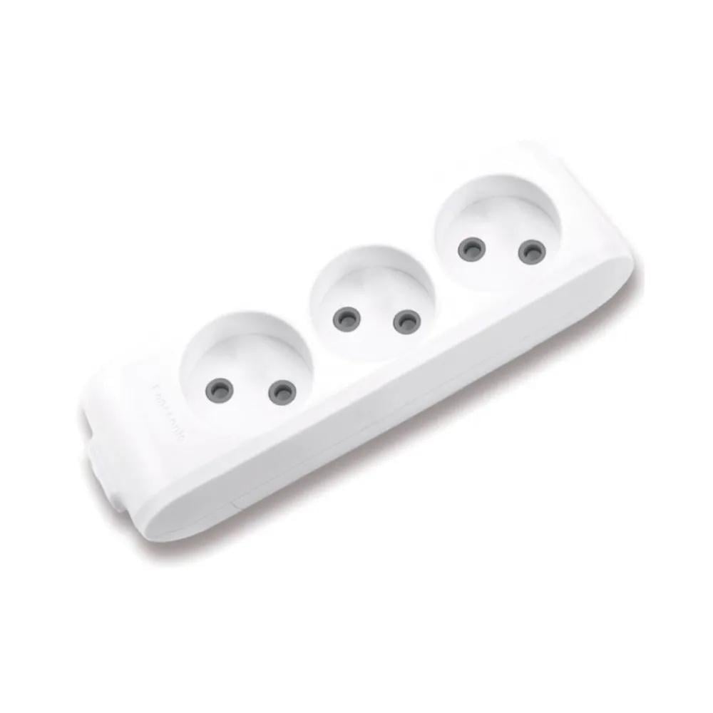 Колодка Panasonic X-tendia 3 гнезда с защитными шторками Серый (28688798) Колодка Panasonic X-tendia 3 гнезда с защитными шторками Серый (28688798)