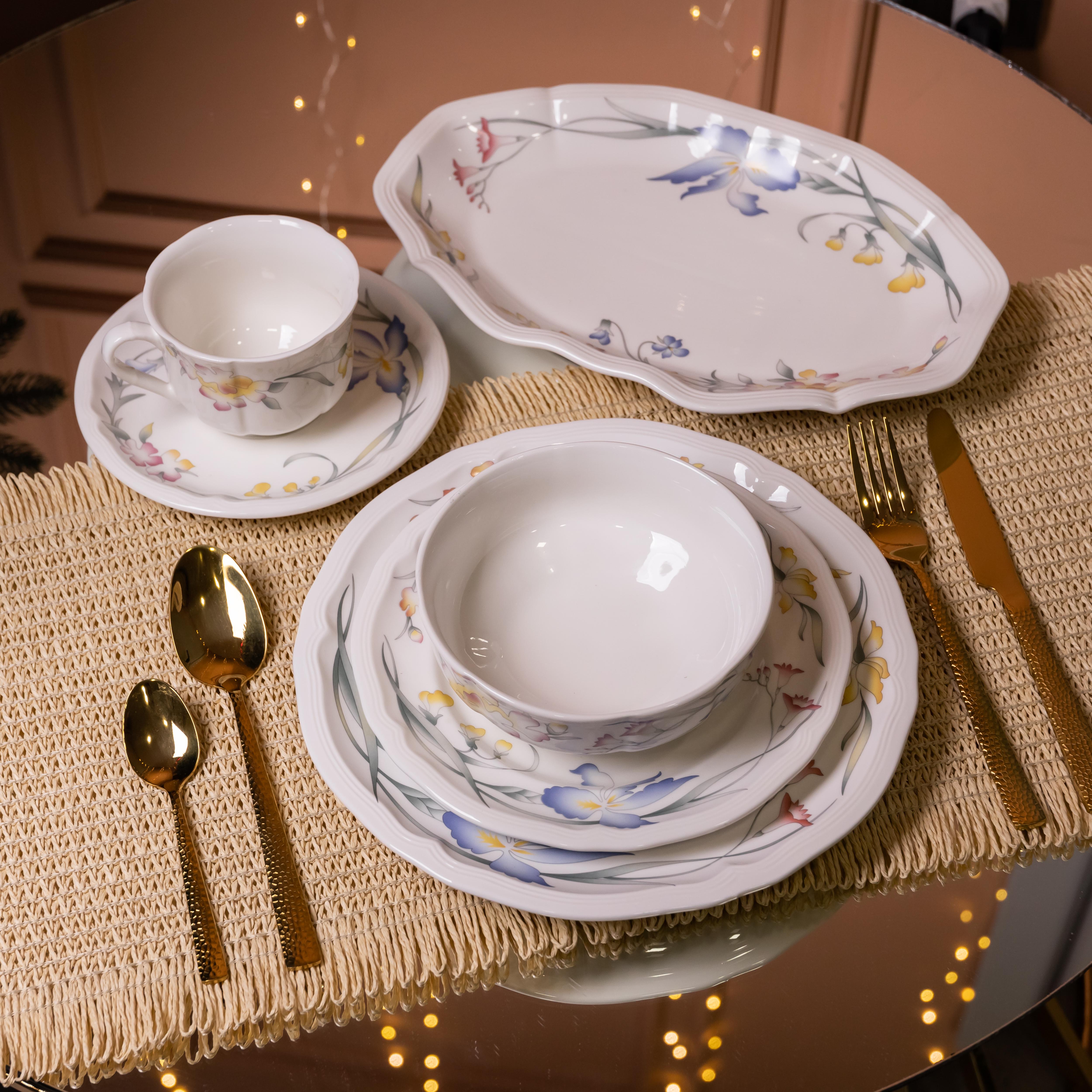 Столовый сервиз фарфоровый Villeroy 32 пр. на 6 персон (YY78-8A) Столовый сервиз фарфоровый Villeroy 32 пр. на 6 персон (YY78-8A)