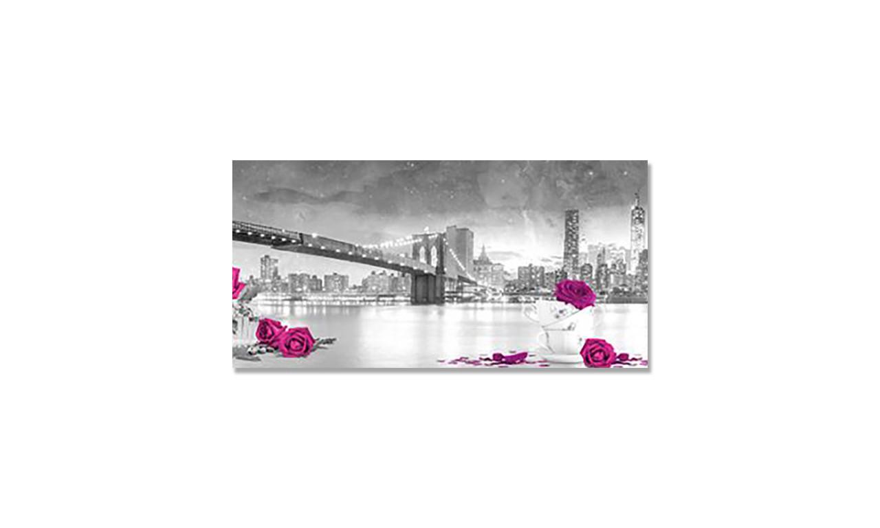 Наклейка виниловая на стол Zatarga 3Д Розы/Город 600х1200 мм (1289776815) Наклейка виниловая на стол Zatarga 3Д Розы/Город 600х1200 мм (1289776815)
