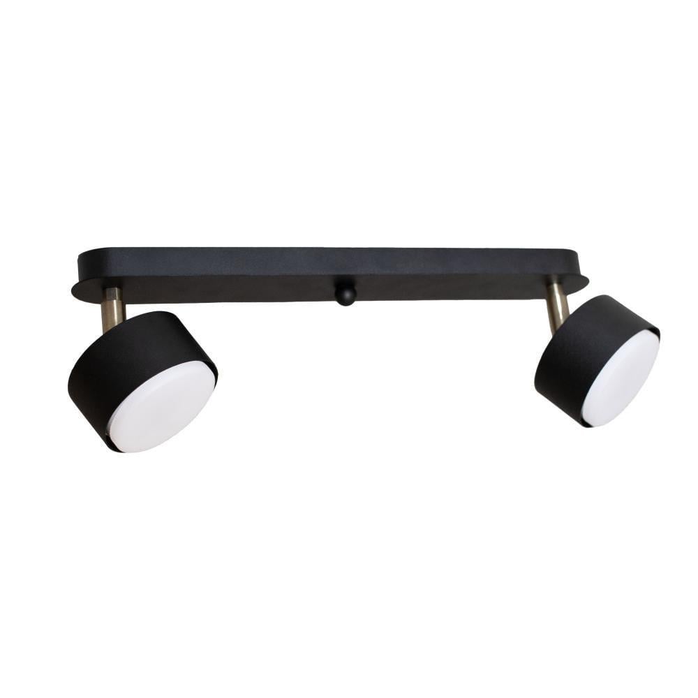 Світильник стельовий під дві лампи MSK ELECTRIC Copter GX53 із поворотними плафонами (NL 80405-2 BK)