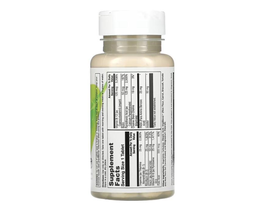 Комплекс витаминов группы B для вегетарианцев VegLife Vegan B-Complex 100 таблеток - фото 2