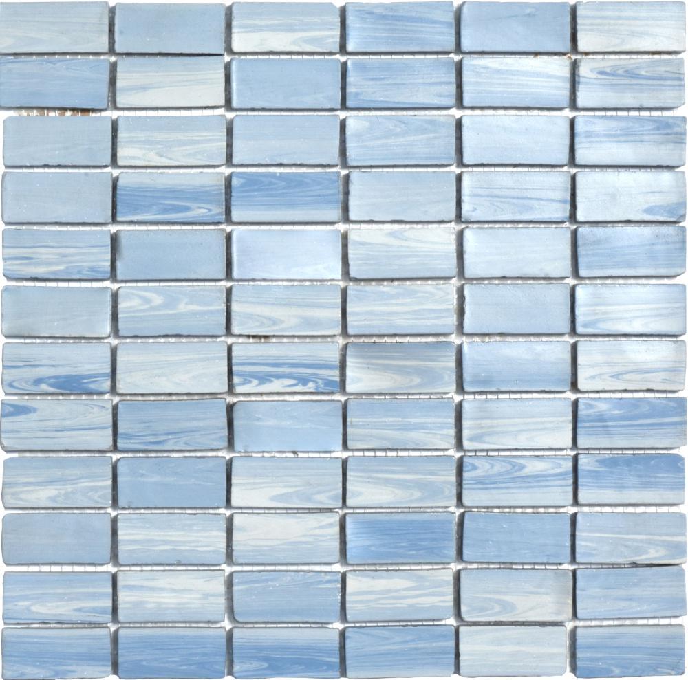 Мозаїка керамогранітна Kotto Ceramica MI7 23460119C 300x300x7 мм/прямокутник 23x46 мм Lapislazzuli - фото 2