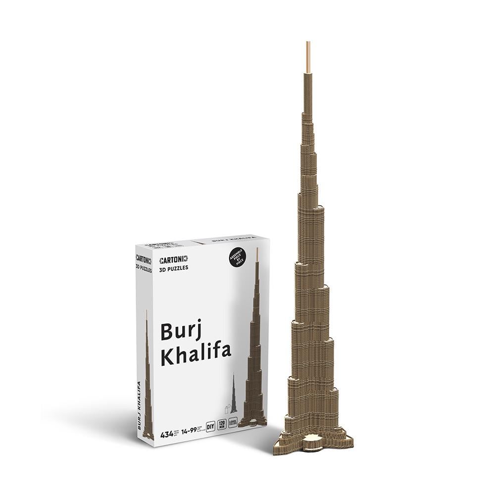 Пазл-конструктор 3D картонный Cartonic 3D Puzzle BURJ KHALIFA Бурдж-Халифа (33394522)