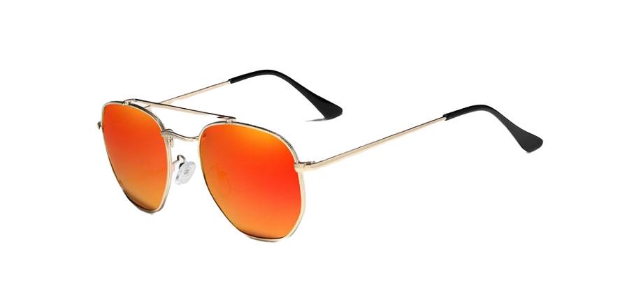 Класичні сонцезахисні окуляри KINGSEVEN DESIGN N7748 Авіатори з поляризованими лінзами Золотий/Червоний Класичні сонцезахисні окуляри KINGSEVEN DESIGN N7748 Авіатори з поляризованими лінзами Золотий/Червоний