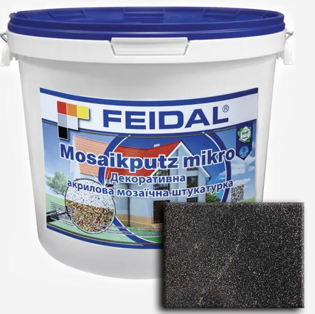 Декоративная штукатурка акриловая Feidal Mosaikputz mikro M14 мозаичная 15 кг (27582088)