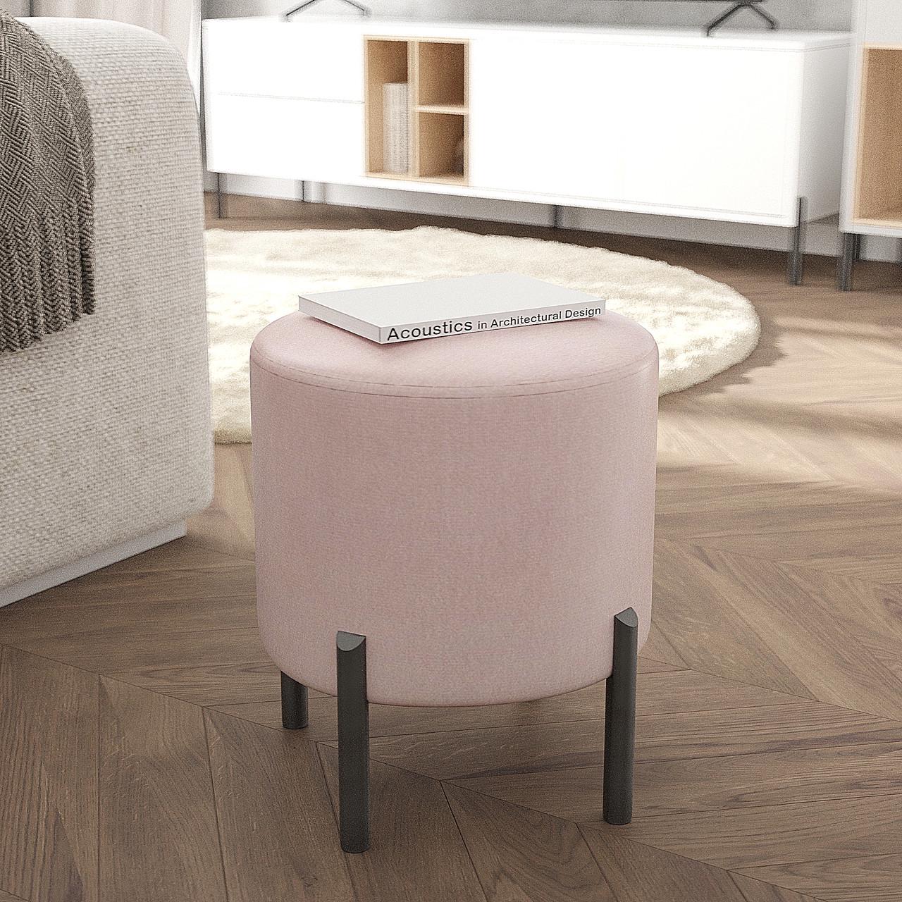 Пуф Ларго на ніжках 430х350 мм Рожевий (28575341)