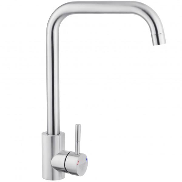 Смеситель кухонный Kroner KRP Edelstahl Klassisch-ESG Никель (mrg037)