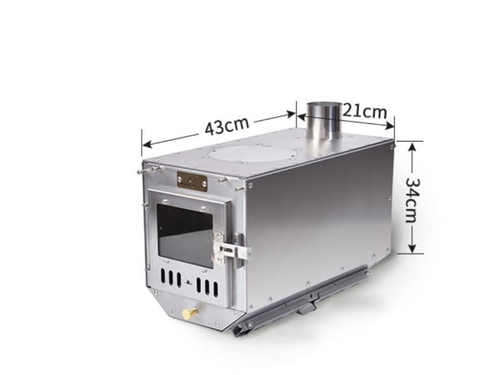 Піч дров'яна для намету Optima з нержавіючої сталі (GВ-400) - фото 2 Піч дров'яна для намету Optima з нержавіючої сталі (GВ-400) - фото 2