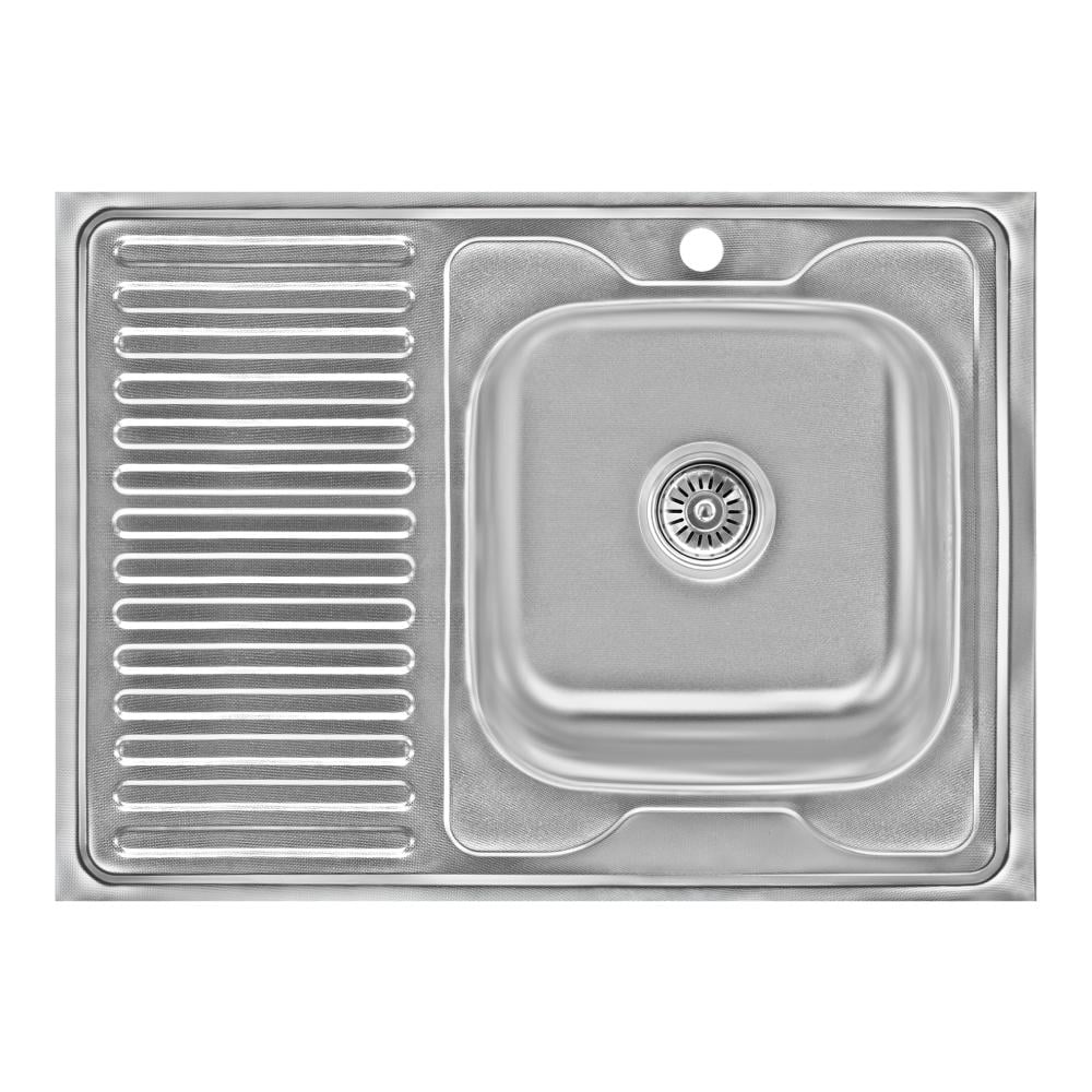 Кухонна мийка Lidz 6080-R Decor 0,6 мм (LIDZ6080RDEC06)