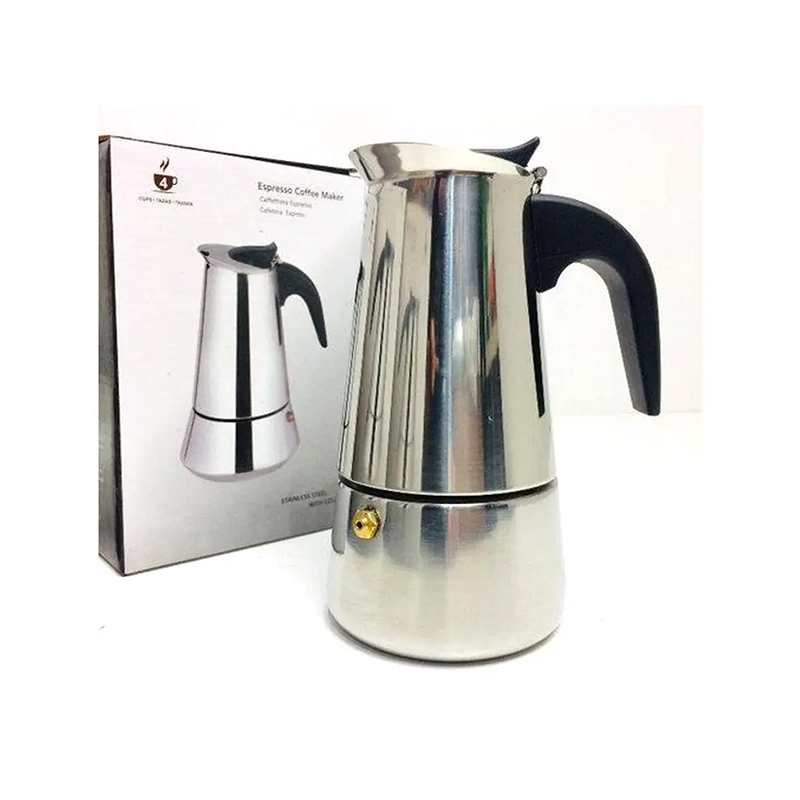 Гейзерна кавоварка Unique UN-1902 нержавіюча сталь 270 мл (23913135) - фото 9 Гейзерна кавоварка Unique UN-1902 нержавіюча сталь 270 мл (23913135) - фото 9