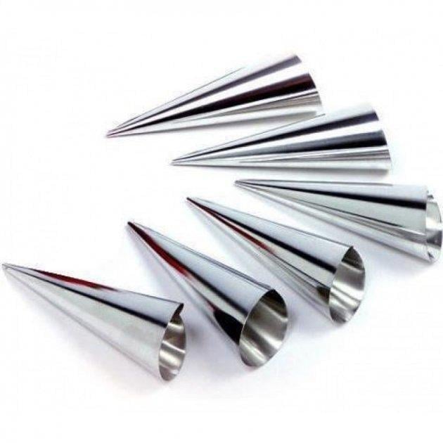 Форма для трубочек конус 6шт. 11 см (R92389)